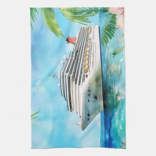 Linge De Cuisine Une croisière d'été (Vertical)