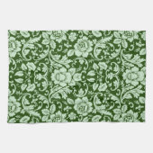 Linge De Cuisine Une damassé florale antique (Horizontal)