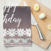 Linge De Cuisine Une délicieuse cuisine d'anniversaire (Quart Plié)