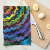 Linge De Cuisine Une Détonation Colorée (Quart Plié)