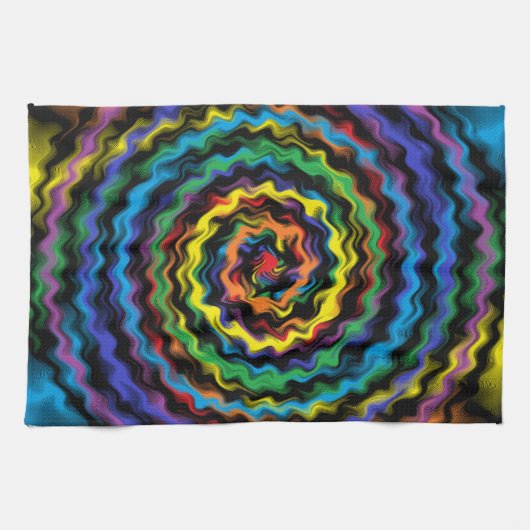 Linge De Cuisine Une Détonation Colorée (Horizontal)