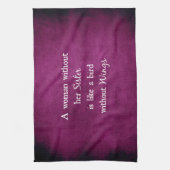 Linge De Cuisine Une femme sans sa soeur est comme Citation (Vertical)