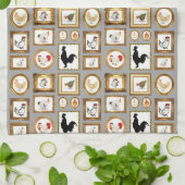 LINGE DE CUISINE UNE GALERIE DE POULET (Plié)