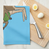 Linge De Cuisine Une jolie illustration de kangourou australien (Quart Plié)