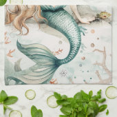 Linge De Cuisine Une jolie sirène (Plié)