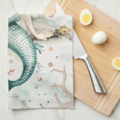 Linge De Cuisine Une jolie sirène (Quart Plié)