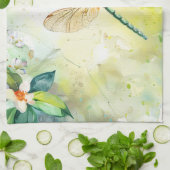 Linge De Cuisine Une libellule de printemps (Plié)