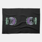 Linge De Cuisine Une maison hantée est une maison heureuse (Horizontal)