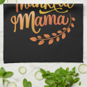 Linge De Cuisine Une Maman Gentille Chute Thanksgiving Automne (Plié)