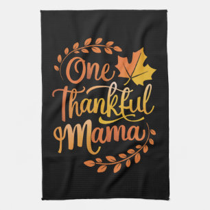 Linge De Cuisine Une maman reconnaissante Mignon Thanksgiving d'aut