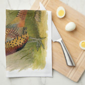 Linge De Cuisine Une paire de faisans étranglés d'anneau dans un (Quart Plié)