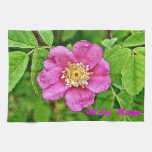 Linge De Cuisine Une rose sauvage