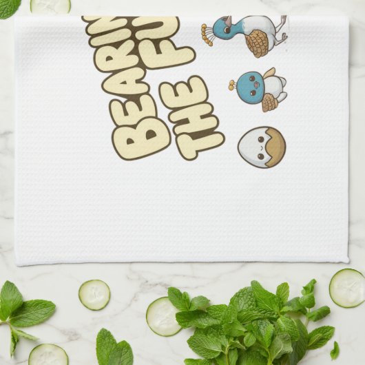 Linge De Cuisine Une séquence comique d'évolution de paon (Plié)