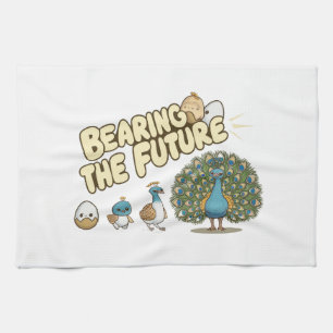 Linge De Cuisine Une séquence comique d'évolution de paon