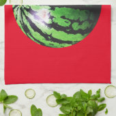 Linge De Cuisine une seule pastèque (BGC transparent) (Plié)