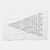 Linge De Cuisine Une tranche de graphique de pi (Horizontal)