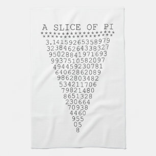 Linge De Cuisine Une tranche de graphique de pi