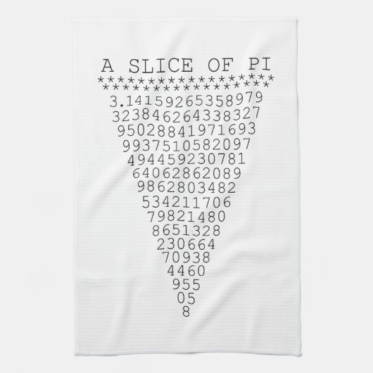 Linge De Cuisine Une tranche de graphique de pi (Vertical)