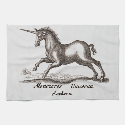 Linge De Cuisine Unicorn Classic Running Magic Woodland Créature (Horizontal)