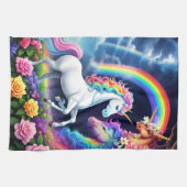Linge De Cuisine Unicorne arc-en-ciel une (Horizontal)