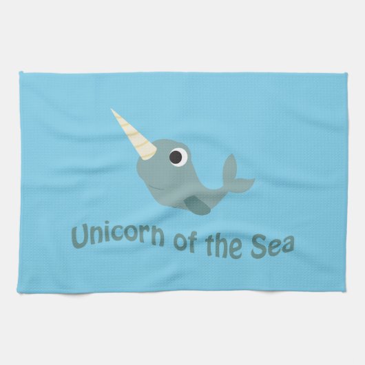 Linge De Cuisine Unicorne de la mer (Horizontal)