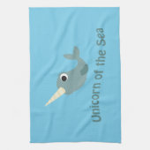 Linge De Cuisine Unicorne de la mer (Vertical)
