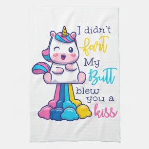 Linge De Cuisine Unicorne Je n'ai pas pété mon cul vous a fait un b