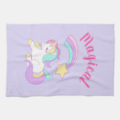 Linge De Cuisine Unicorne magique avec Rainbow Shooting Star (Horizontal)