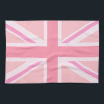 Linge De Cuisine Union Jack rose/Drapeau<br><div class="desc">Union Flag (aussi connu sous le nom d'Union Jack), drapeau britannique dans une couleur rose.</div>