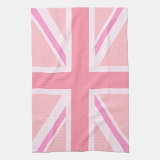 Linge De Cuisine Union Jack rose/Drapeau (Vertical)