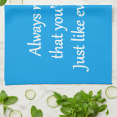 Linge De Cuisine Unique - Sarcastique Zen Phrase (Plié)