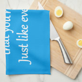 Linge De Cuisine Unique - Sarcastique Zen Phrase (Quart Plié)