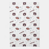 Linge De Cuisine Université d'Auburn | Motif de vacances (Vertical)