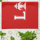 LINGE DE CUISINE UNIVERSITÉ DE LAOS (Plié)