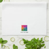 Linge De Cuisine Upload Your Company Logo Custom Text Template (Plié)