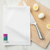 Linge De Cuisine Upload Your Company Logo Custom Text Template (Quart Plié)