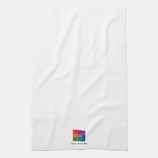 Linge De Cuisine Upload Your Company Logo Custom Text Template (Vertical)