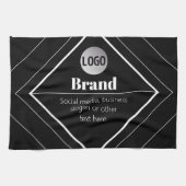 Linge De Cuisine Upload Your Logo & Customizable Text Design (Horizontal)