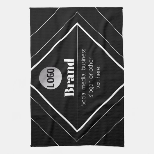 Linge De Cuisine Upload Your Logo & Customizable Text Design (Vertical)