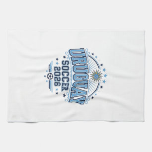 Linge De Cuisine Uruguay Football 2026 Football Gras Pays Typograph