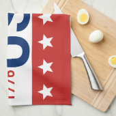 Linge De Cuisine USA 1776 2026 250th Anniversary Red White Blue (Quart Plié)