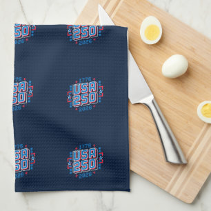 Linge De Cuisine USA 250 - 1776 à 2026 Pixel Art