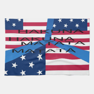 LINGE DE CUISINE USA HAKUNA MATATA