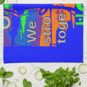 Linge De Cuisine USA Hillary Hope Nous Sommes Forts Ensemble (Plié)