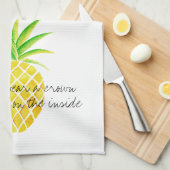 Linge De Cuisine Usage grand de support d'aquarelle d'ananas une (Quart Plié)