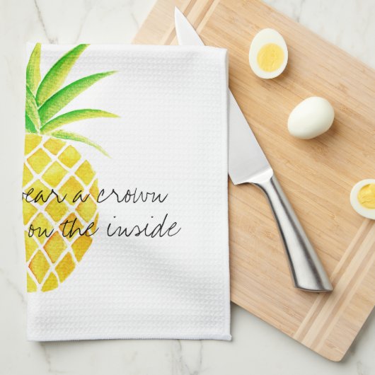 Linge De Cuisine Usage grand de support d'aquarelle d'ananas une (Quart Plié)