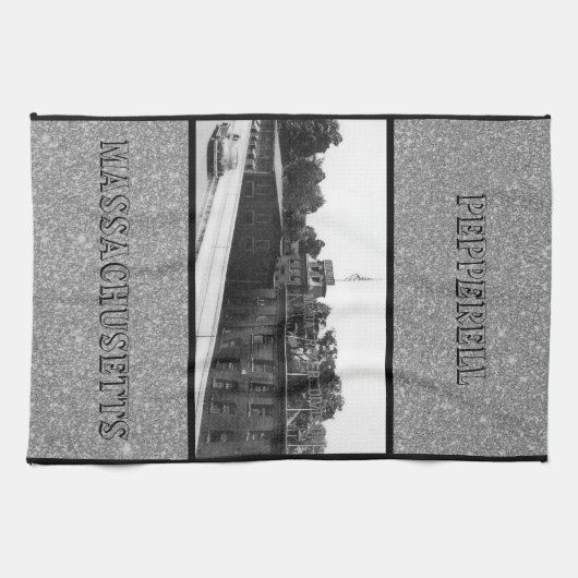 Linge De Cuisine Usine de papier historique à Pepperell Massachuset (Horizontal)