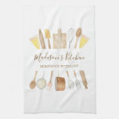 Linge De Cuisine Ustensiles de Cuisine de cuisine aquarelle personn (Vertical)