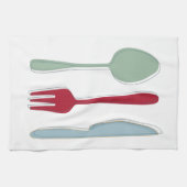 Linge De Cuisine Ustensiles de cuisine funky Rétro du milieu du siè (Horizontal)