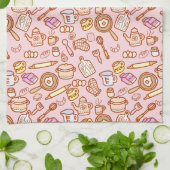 Linge De Cuisine Ustensiles de cuisine mignons rose (Plié)
